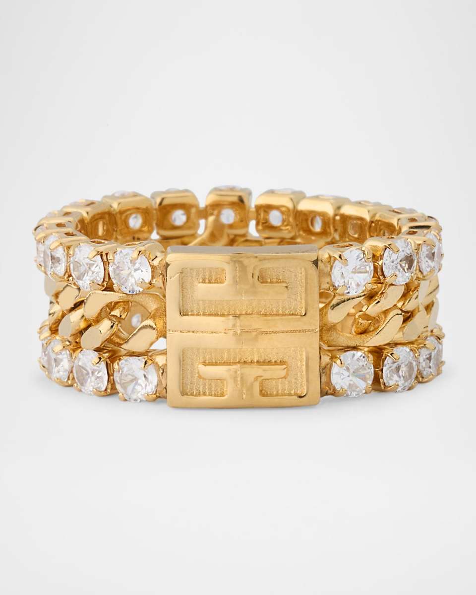 4G Crystal Statement Ring